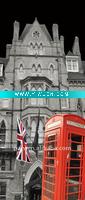 Wholesale 30x70cm british style glass painting for house decoration
