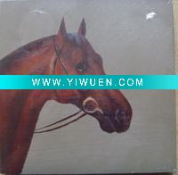 Wholesale 100% Handmade Special Small Animal Horse Oil Painting on Board