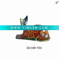 Wholesale POLY SILVER-PLATED OIL PAINTING CAT(161169-V34)