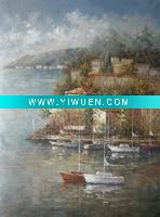 Wholesale Oil Painting boats Oil Painting