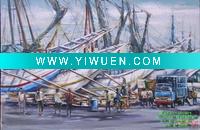 Wholesale "Sunda Kelapa Port" (code: CH 5) Oil Painting