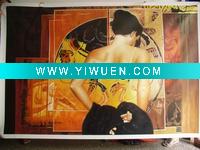 handmade decorative figure girl oil painting on canvas
