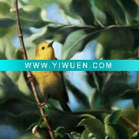 Wholesale Handmade animal Bird & Tree Photo to Oil Painting Canvas