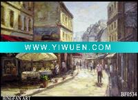 Wholesale Leisure Street oil painting