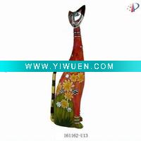 Wholesale POLY SILVER-PLATED OIL PAINTING CAT DECORATION(161162-U13)