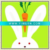 Wholesale animals diy digital oil painting by numbers(30*30cm) on canvas for children gift
