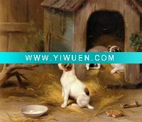 Wholesale animal oil painting,animal painting,100% handmade