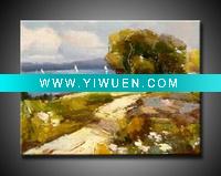 impressionist seascape painting for decoration