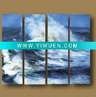 Wholesale ocean waves modern painting