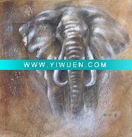 oil paintings - elephant