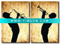 Wholesale Abstract Borderless Printed Panting Set