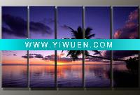 Wholesale sunset seascape painting on canvas