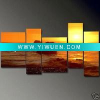 Wholesale sunset modern painting