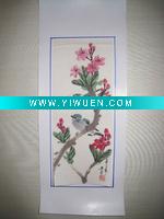 Wholesale Two Birds on a Floral Branch hand painted chinese art