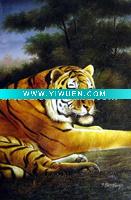 Wholesale Handmade Animal(tiger) Oil Painting On Canvas