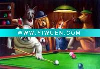 Wholesale Handmade Animal(dog) Oil Painting On Canvas