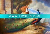 Wholesale Handmade Animal(peafowl) Oil Painting On Canvas