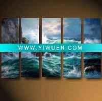 Wholesale sunset seascape oil painting