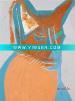 abstract animal oil paintings