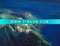 handmade beautiful seascape oil painting on canvas
