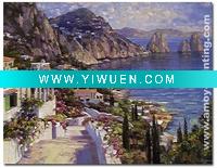 Wholesale Scenery Oil Painting ,Mediterranean-027