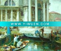 venice landscape oil painting,canvas art