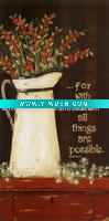 Wholesale jo-moulton-all-things-are-possible-) canvas painting for living room