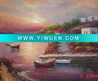 Wholesale mediterranean sea painting MS-003 by handmade