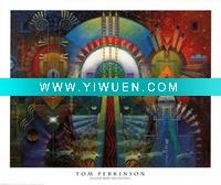 Wholesale tom-perkinson-yellow-bird-ascending) canvas painting for living room