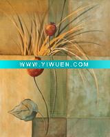 Wholesale nicole-marley-grass-with-one-leaf)canvas on aluminum