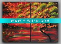 Wholesale tree landscape paintings modern