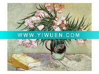 Wholesale (vase-with-oleanders-and-books-c-1888)canvas art for living room