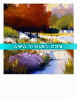 Wholesale Antique Winter Landscape Canvas Oil Painting