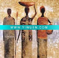 Wholesale abstract people modern paintings
