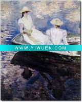 Wholesale boats&ships oil paintings handpainted boats and shipspainting reproduction with high quality