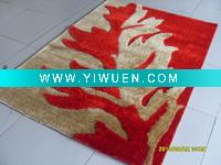 Wholesale chinese knot shaggy design carpet