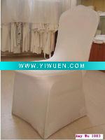 Wholesale White Spandex/Polyester Chair Covers (UT-WU-10080302)