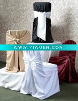 Wholesale self-tie chair cover&universal chair cover&bag style chair cover