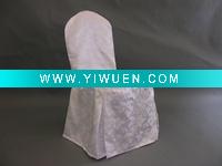 Wholesale Jacquard chair covers (with golden leaves pattern)