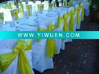 Wholesale Polyester Chair Covers And Satin Sashes (WU-Cc-13)