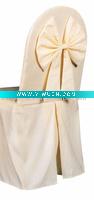 Wholesale banquet chair cover with ribbon