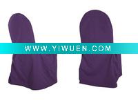 Wholesale banquet basic polyester chair cover