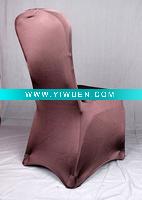 Wholesale chocolate brown,lycra chair cover,fancy and fantastic,cheap price but high quality