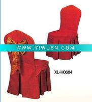 wedding chair cover and organza sash XL-H0684