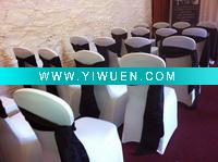Wholesale spandex wedding chair cover and satin sash