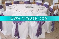banquet hall chair covers in polyester, white polyester tablecloth and linens