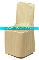 Wholesale satin stripe,universal chair cover for hotel,wedding,banquet