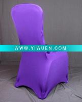 Wholesale purple colour,lycra chair cover for banquet,wedding,hotel,cheap price but high quality