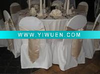Wholesale lamour satin chair cover and fashion chair cover