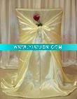 Wholesale Satin chair cover or self -tie chair cover